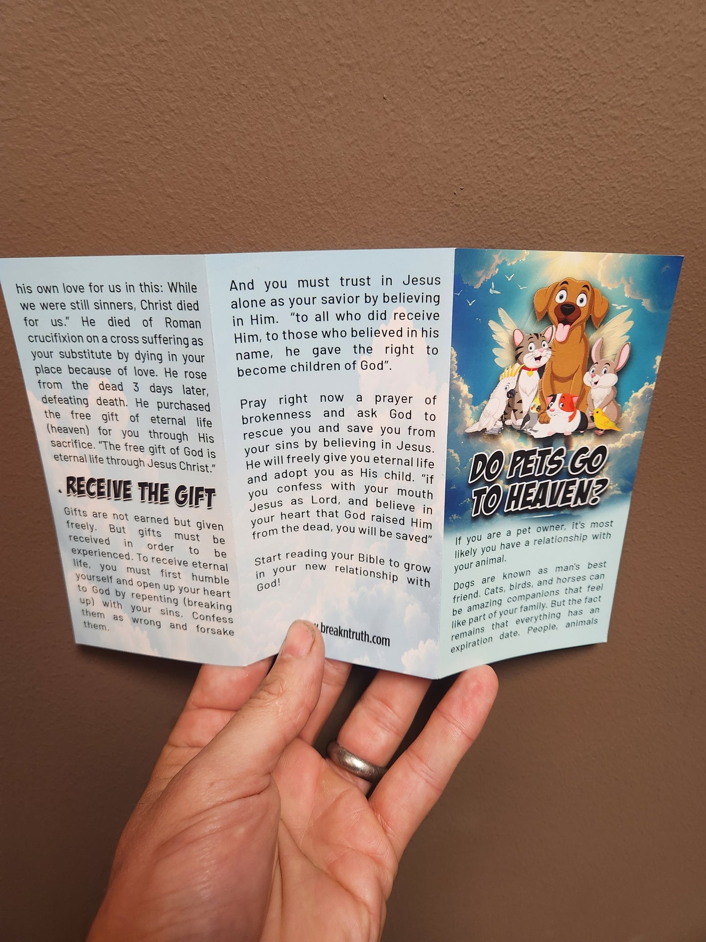 Do Pets Go to Heaven? Animal lover/Dog walking tracts (50 tracts)