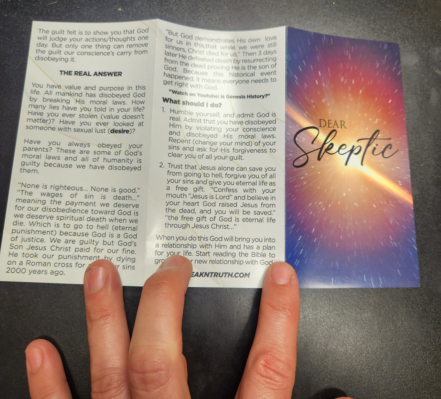 Dear Skeptic (50 Tracts/ $25)