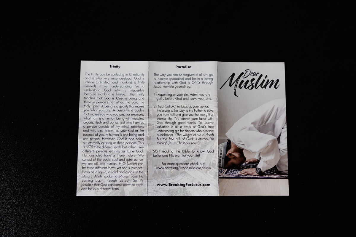 Dear Muslim Tract (50 Tracts)